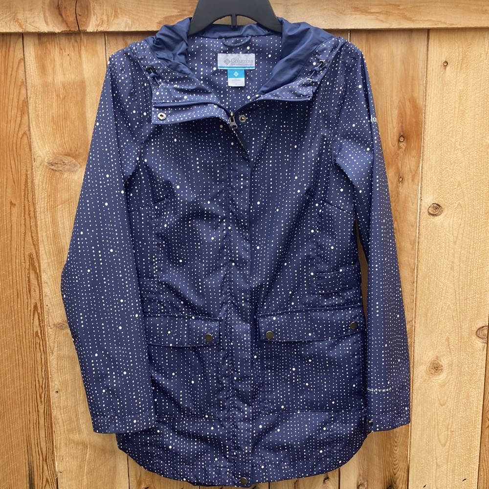 Columbia Here And There Waterproof Trench Jacket EUC
